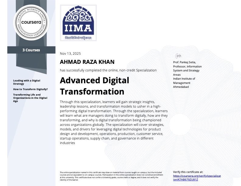 Advanced Digital Transformation