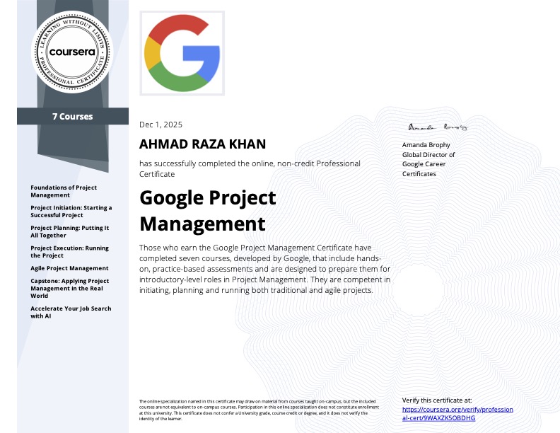 Google Project Management
