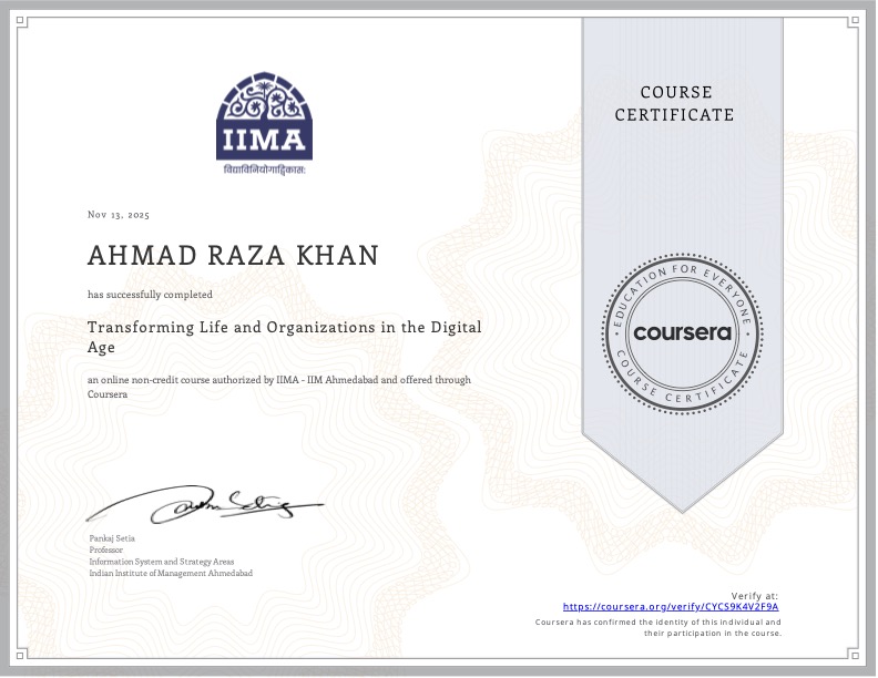 Transforming Life and Organizations in the Digital Age