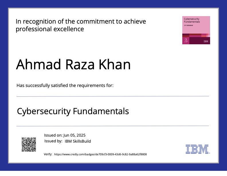 Cybersecurity Fundamentals