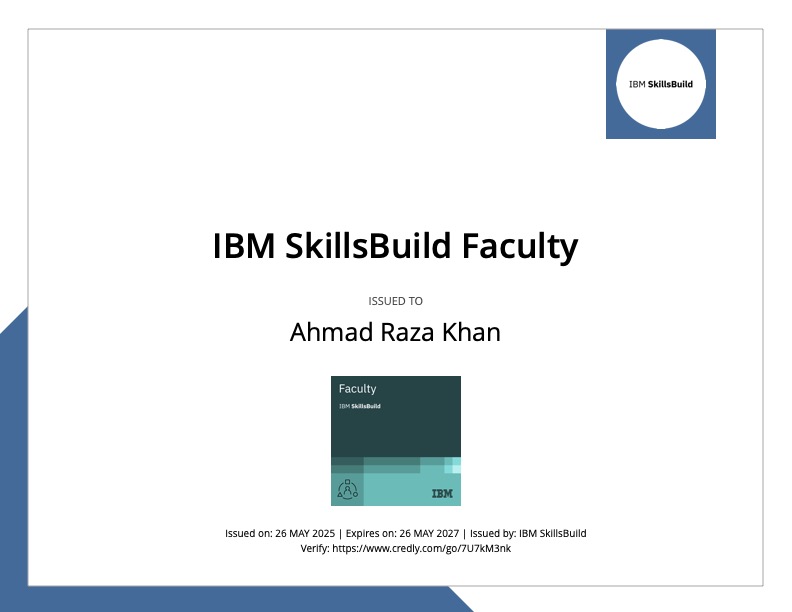 IBM SkillsBuild Faculty
