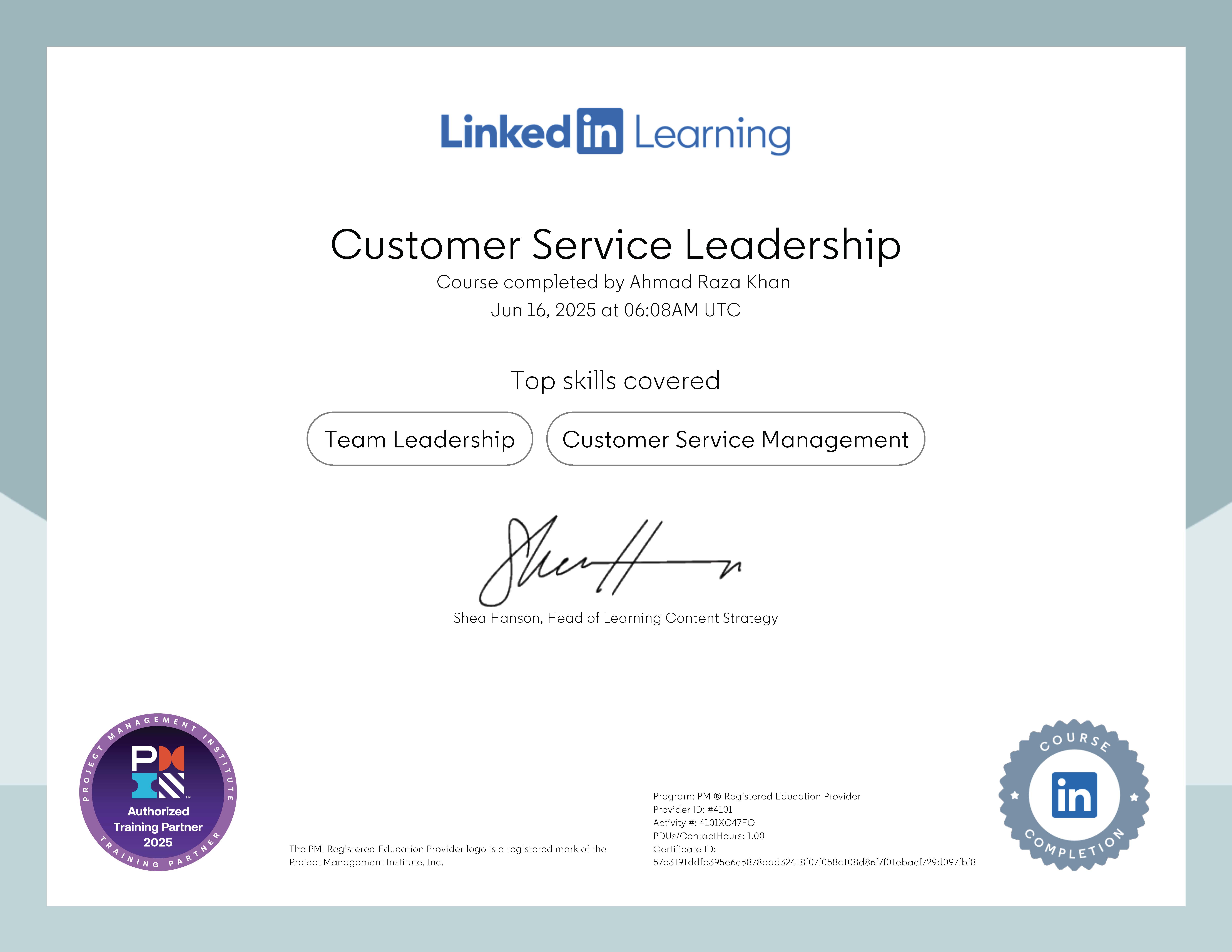 Customer Service Leadership