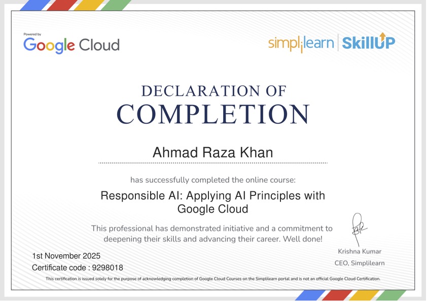 Responsible AI Applying AI Principles with Google Cloud