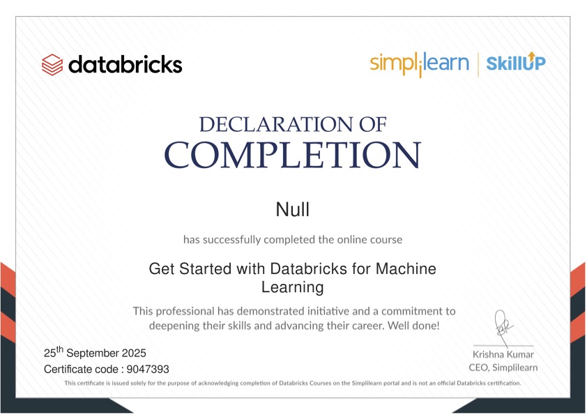 Get Started with Databricks for Machine Learning