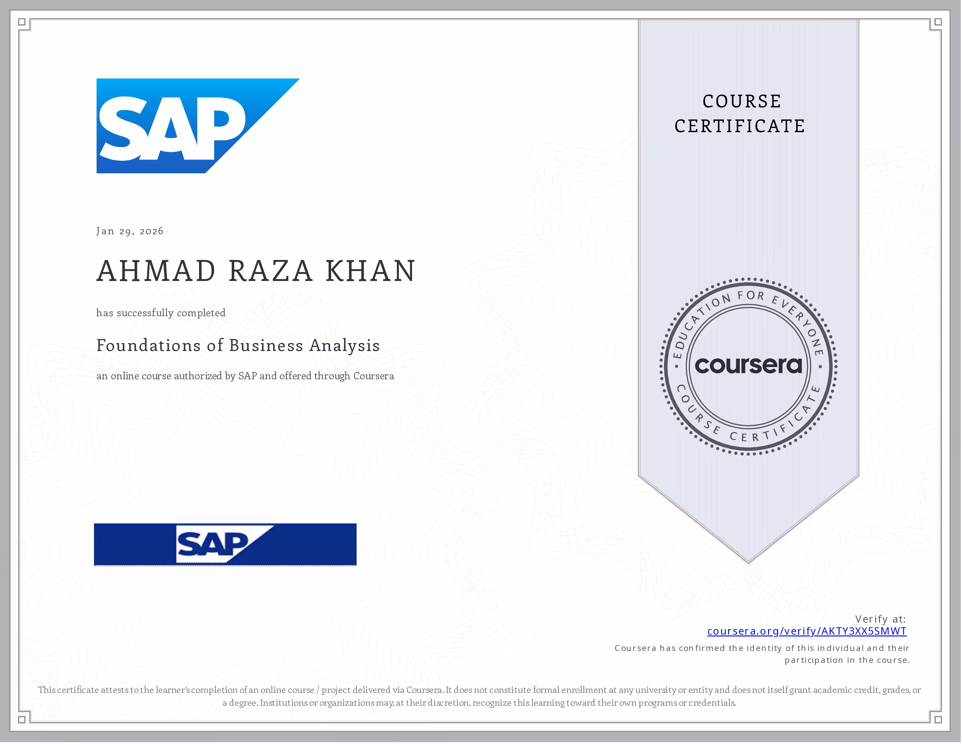 Reviewer Certificate