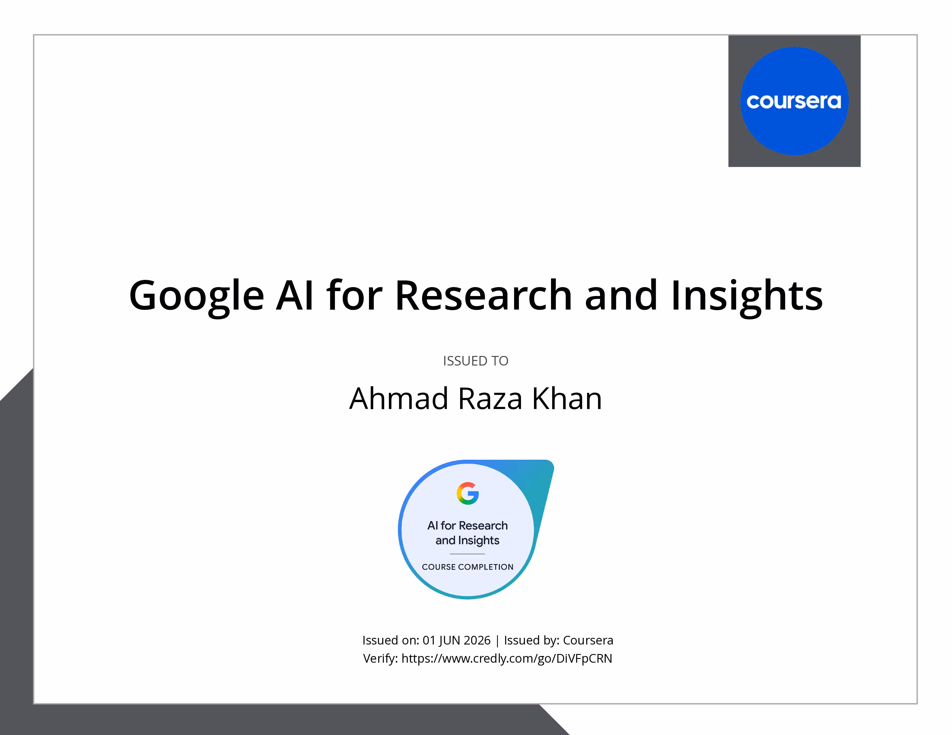 Google AI for Research and Insights