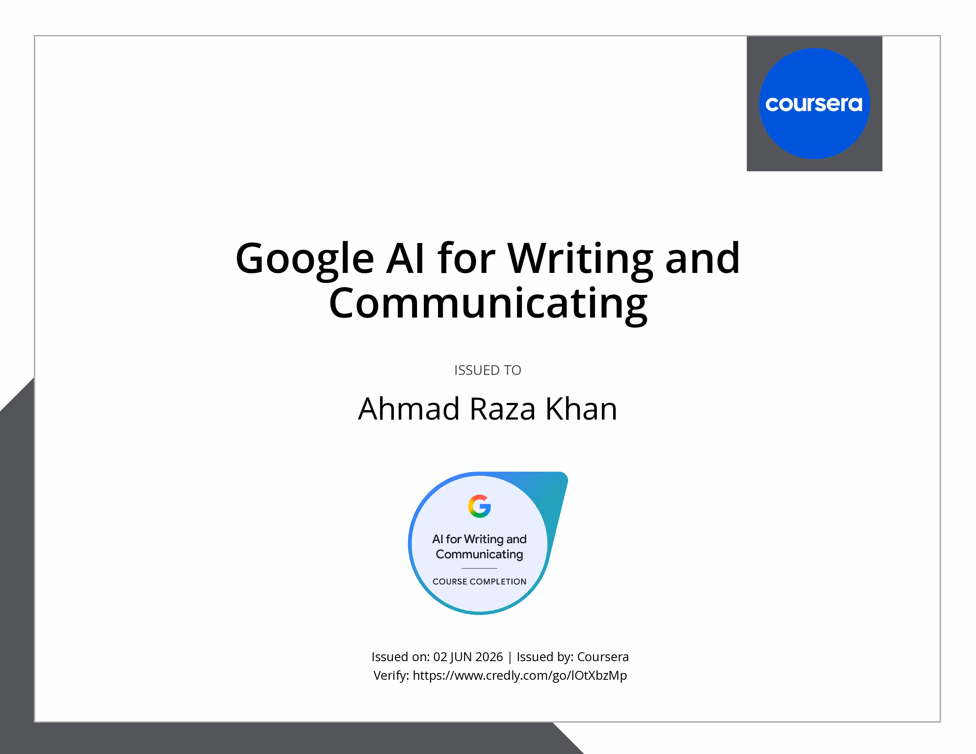 Google AI for Writing and Communicating