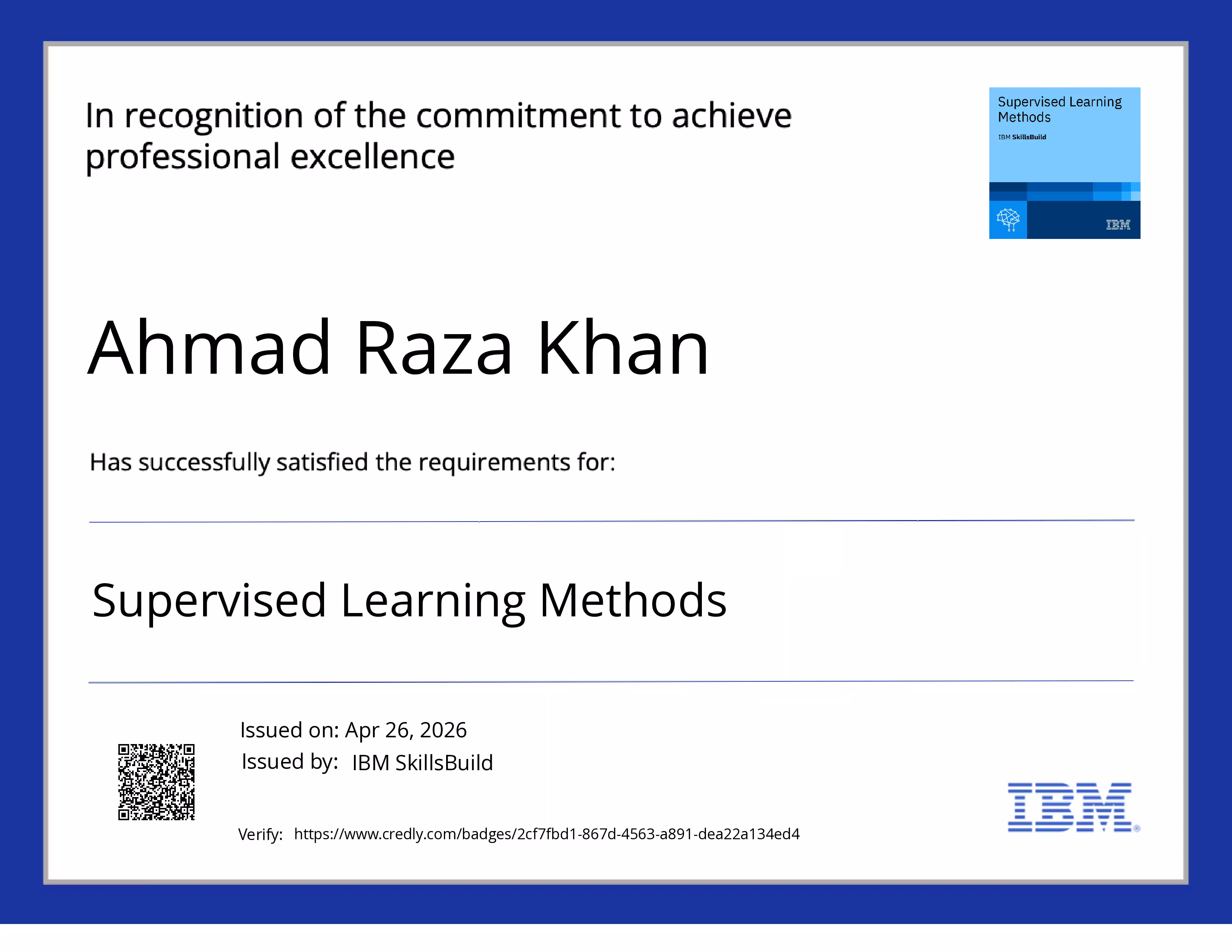 IBM-Supervised-Learning-Methods